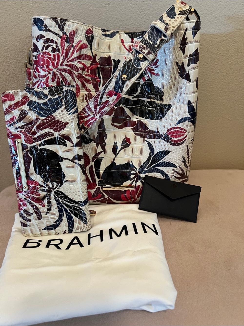 Brahmin Amelia Extravaganza Melbourne with Ady wallet